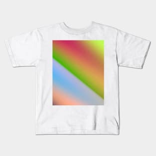 Red blue green abstract texture art Kids T-Shirt